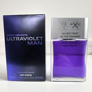New Paco Rabanne Ultraviolet Man Anti-Stress After Shave Lotion 100ml New In Box